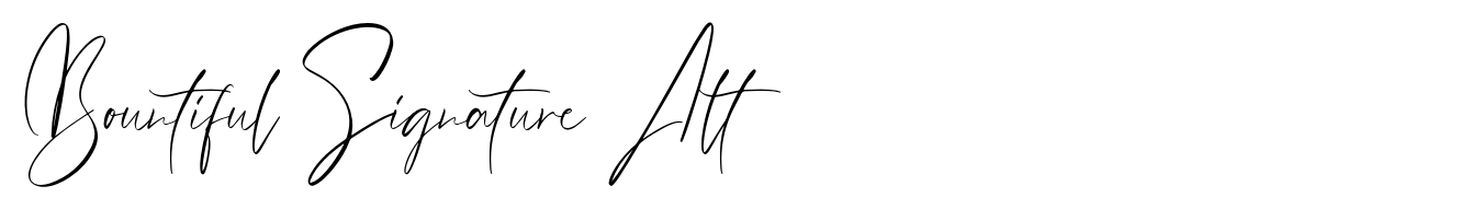 Bountiful Signature Alt
